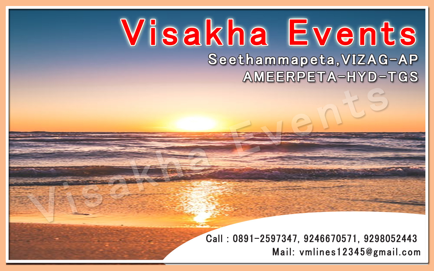 VISAKHA EVENTS