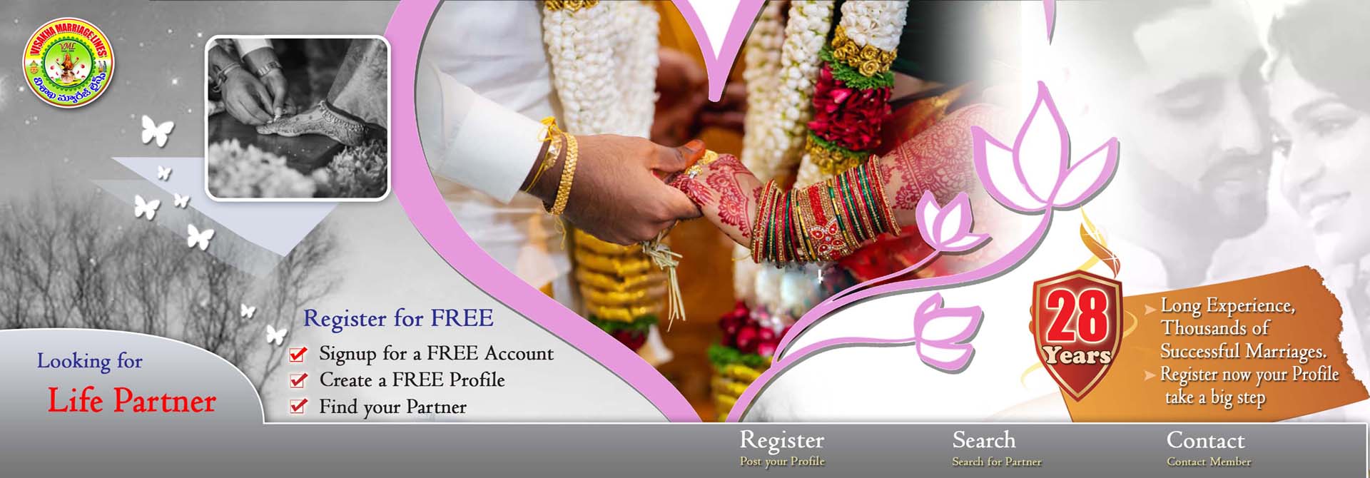 Christian bride and groom